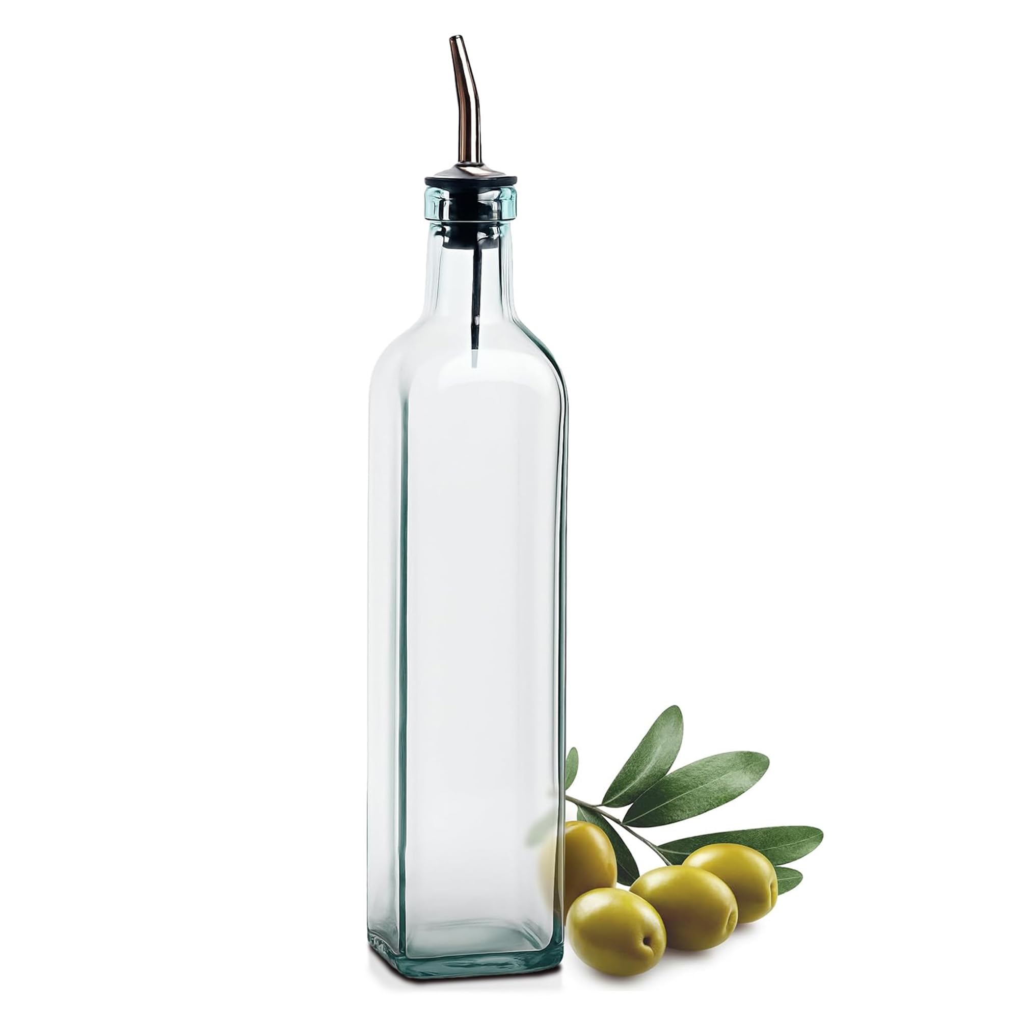 EHOMEA2Z Italian Glass Olive Oil Dispenser 16oz Oil & Vinegar