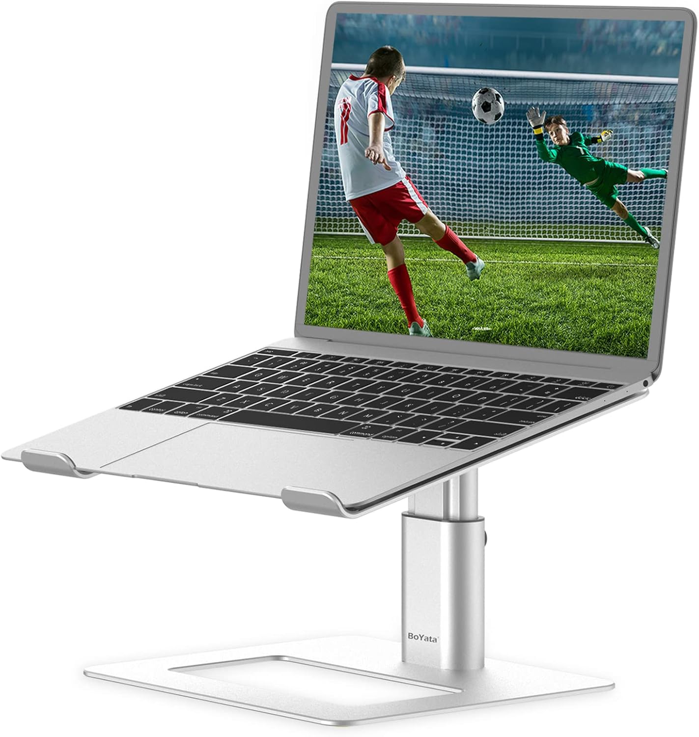 BoYata Ergonomic Aluminum Height Adjustable Computer Riser