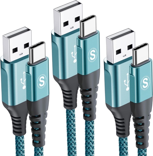 sweguard USB Type C Charger Cable 3-Pack