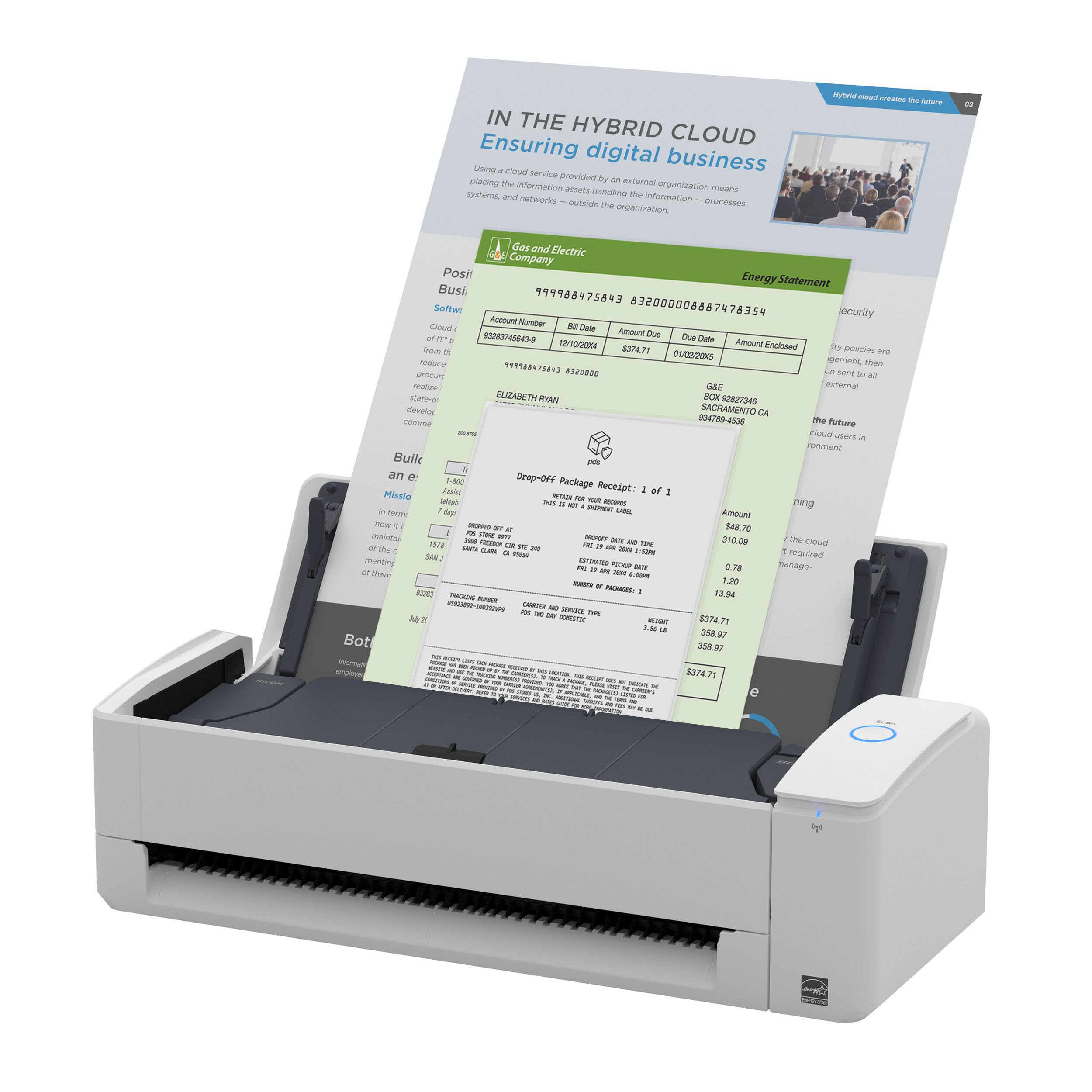 Fujitsu ScanSnap iX1300 Compact Wireless Document Scanner