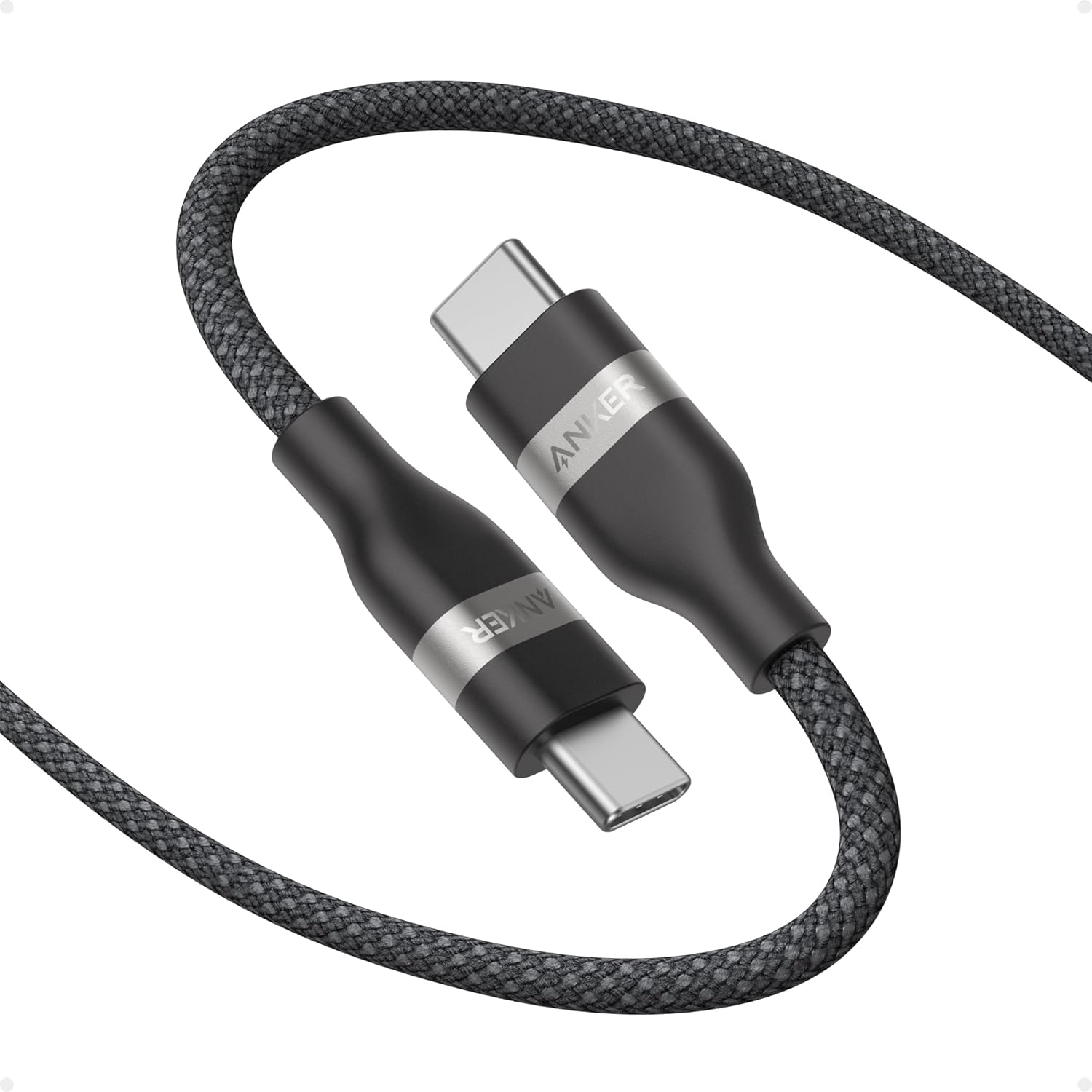 Nano USB C Cable 240W Flexible Multi-Color Braided Cord